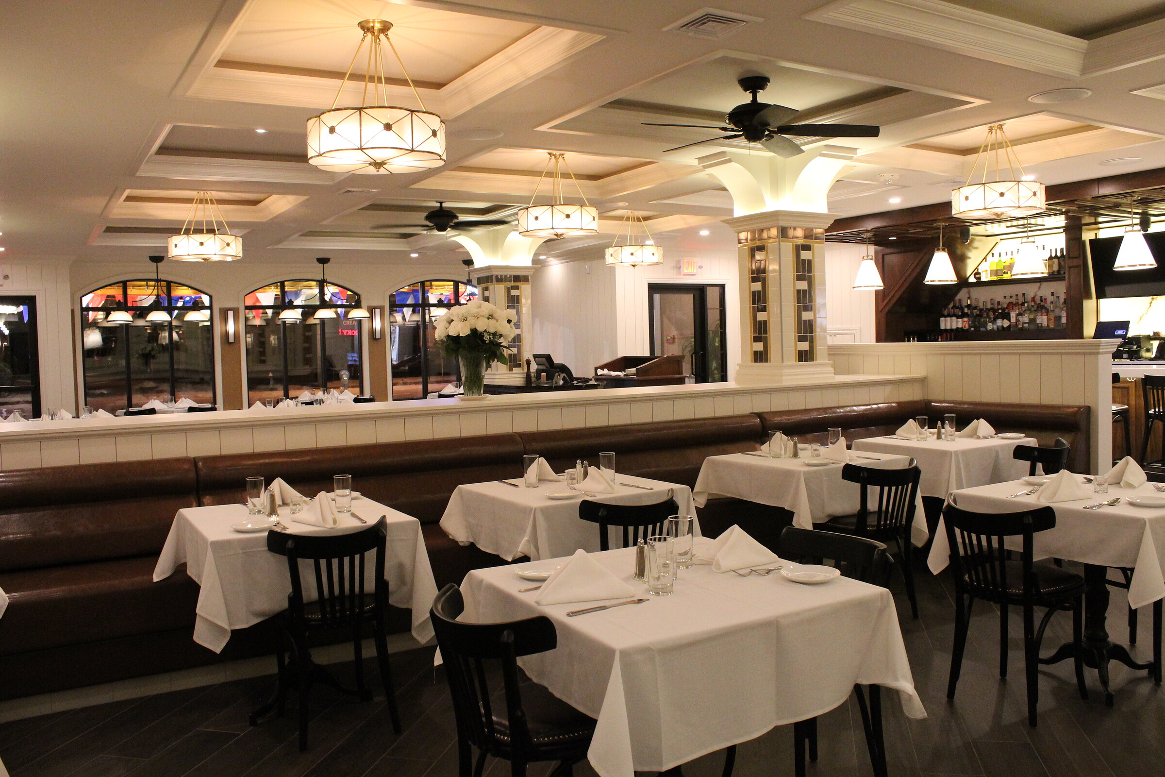 BC Bistro dining room interior in Floral Park