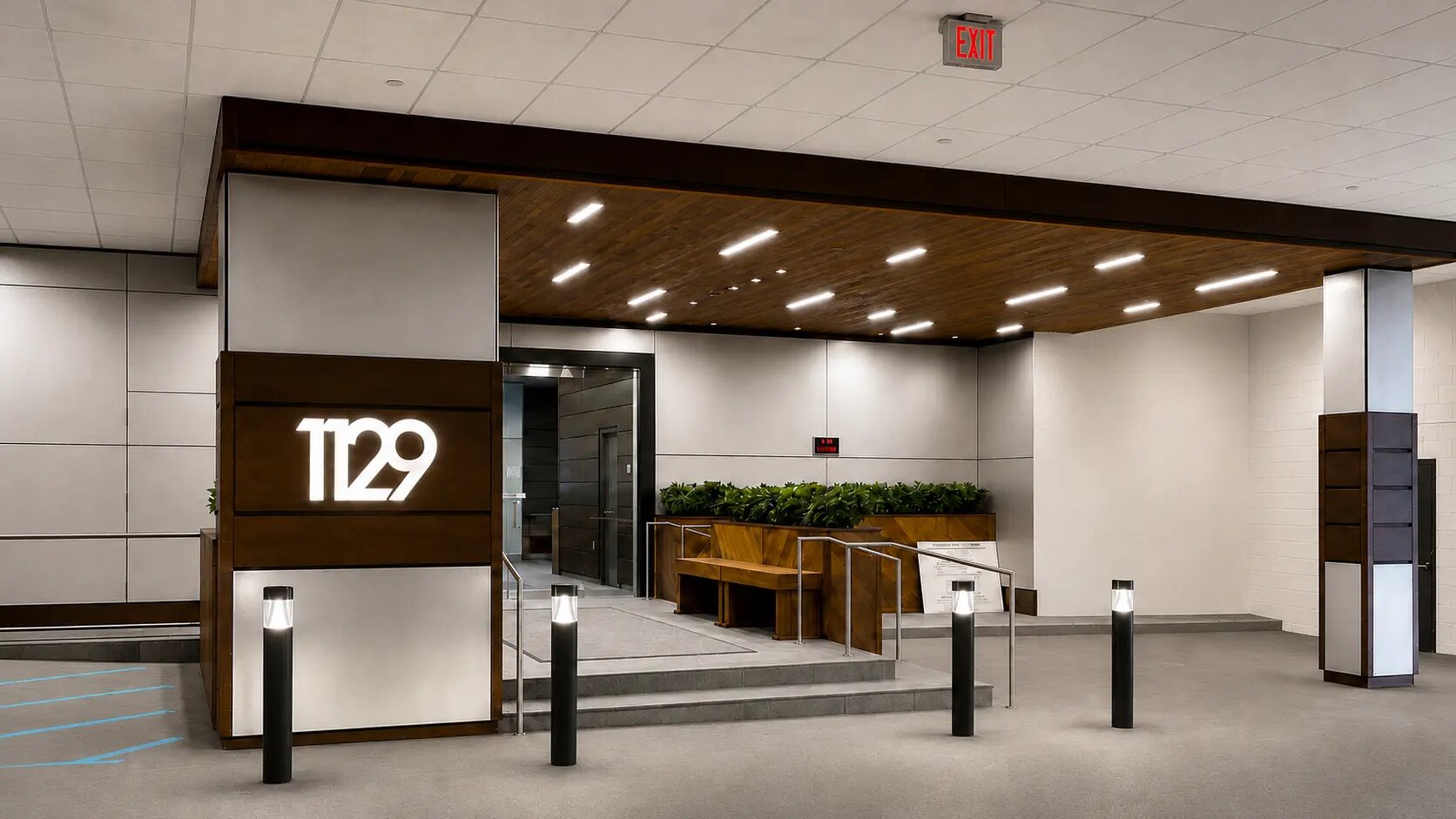 Renovated Ciampa Organization Lobby at 1129 Northern Boulevard in Manhasset